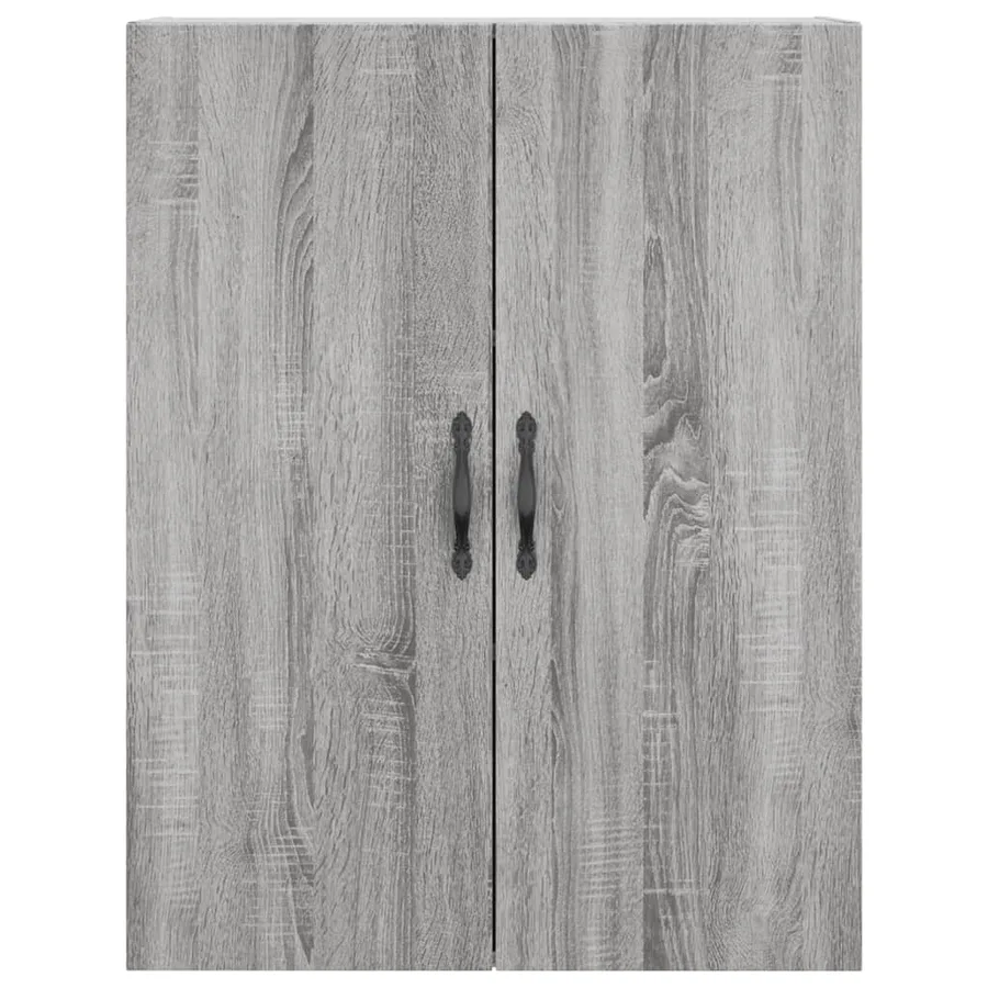 Buffet haut Sonoma gris 69,5x34x180 cm Bois d'ingénierie - 6