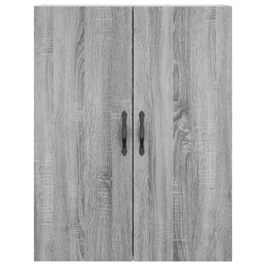 Armoire murale sonoma gris 69,5x34x90 cm bois d'ingénierie - 7