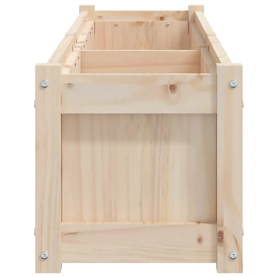 Jardinières 2 pcs bois de pin massif - 6