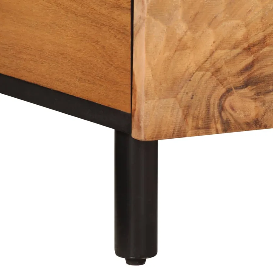 Table basse 80x50x40 cm bois massif d'acacia - 10