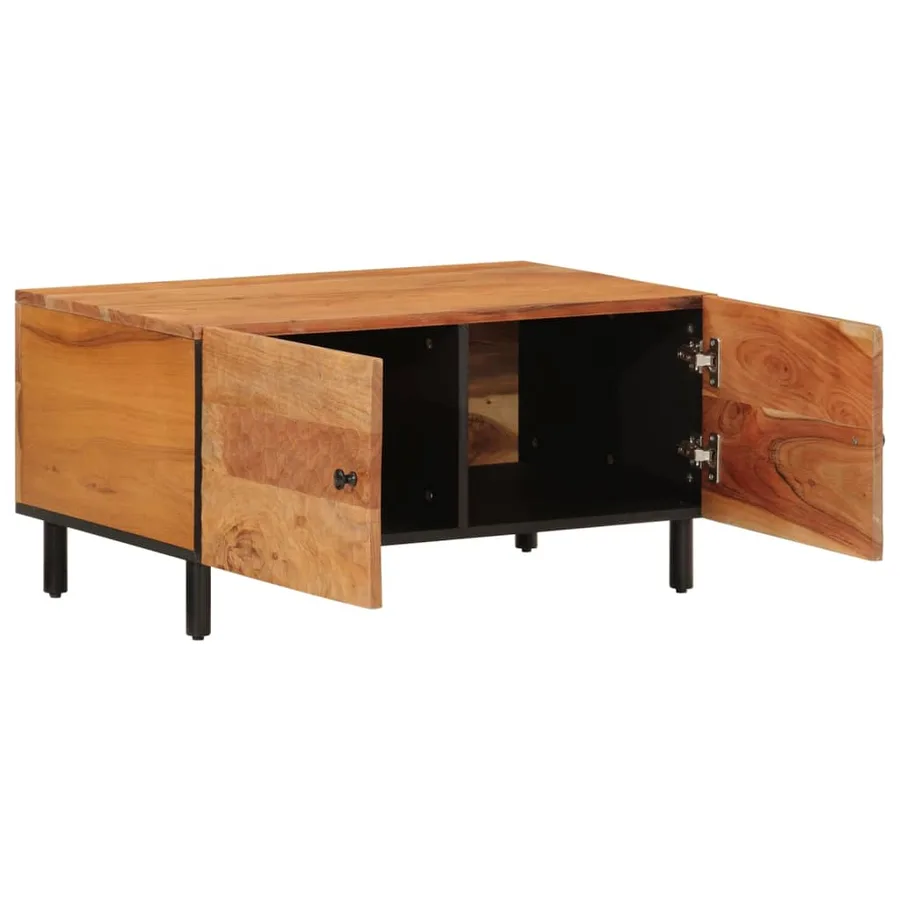 Table basse 80x50x40 cm bois massif d'acacia - 4