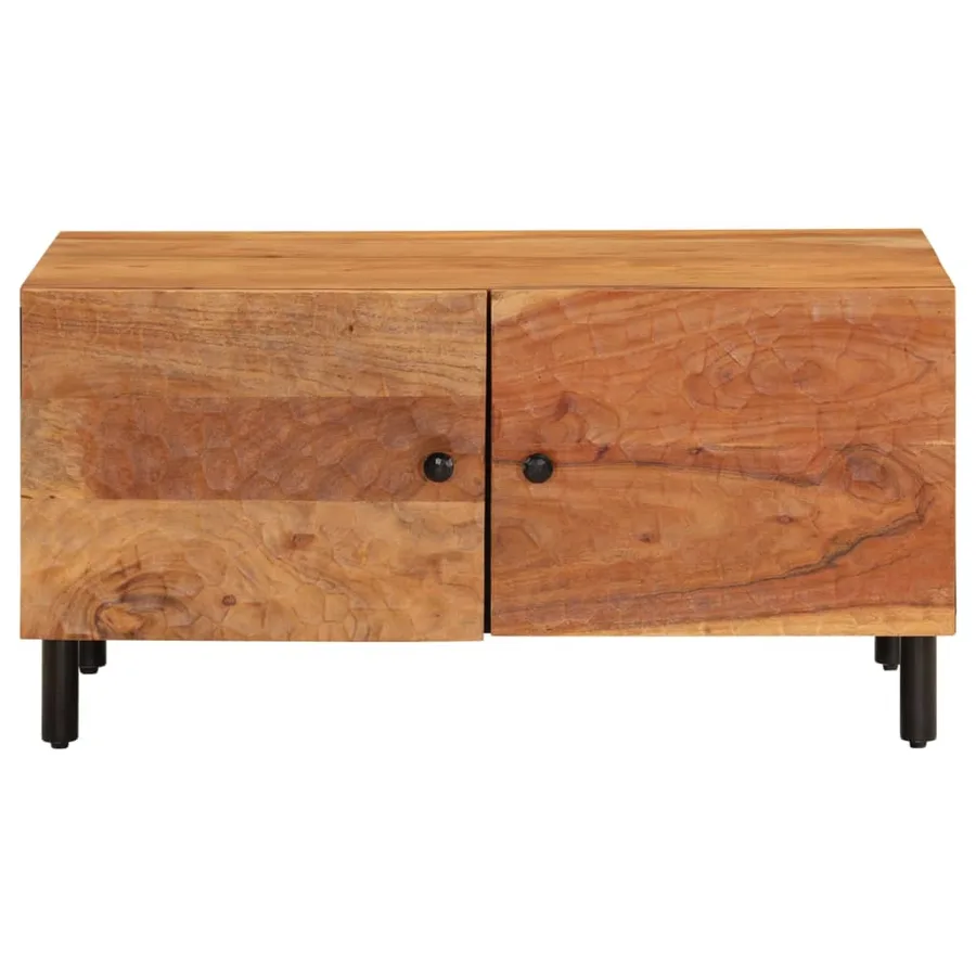 Table basse 80x50x40 cm bois massif d'acacia - 5