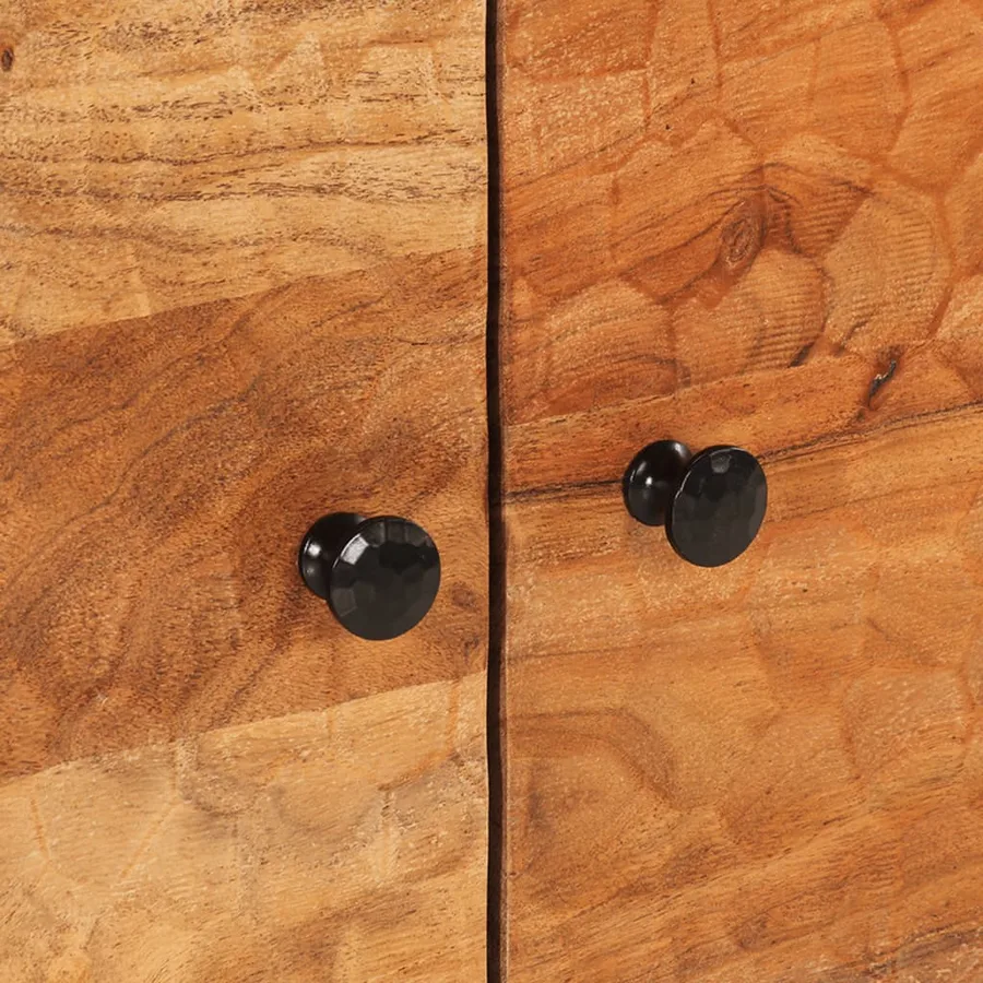 Table basse 80x50x40 cm bois massif d'acacia - 9