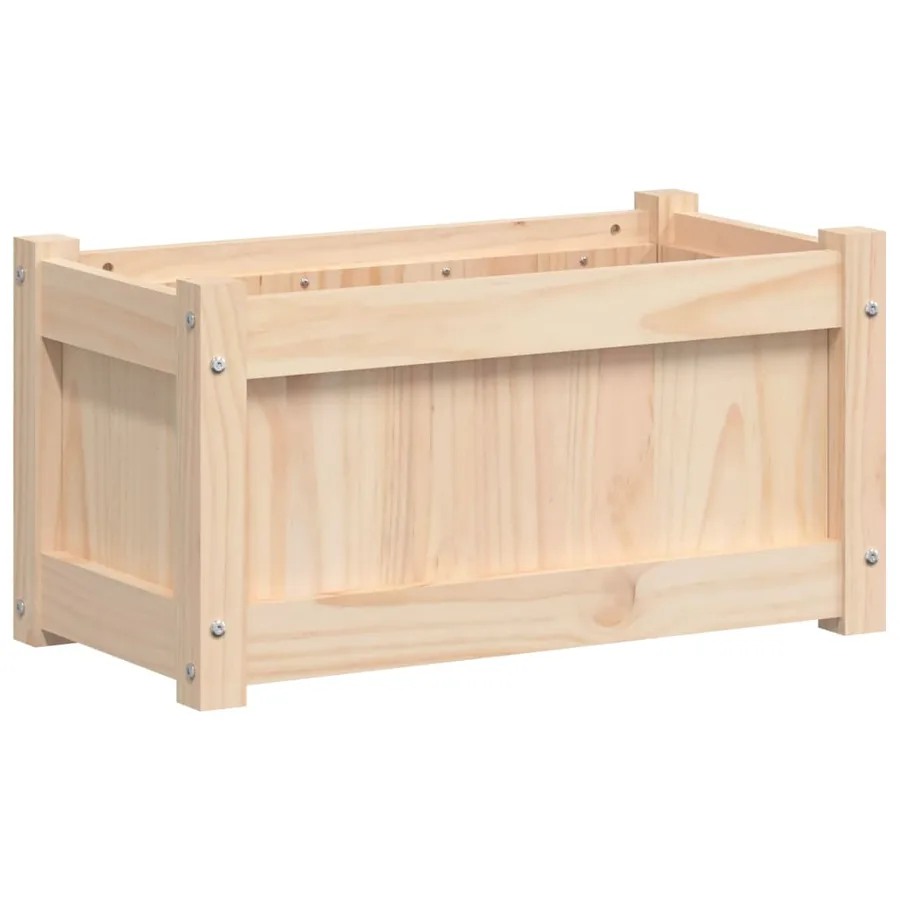 Jardinières 2 pcs bois de pin massif - 5