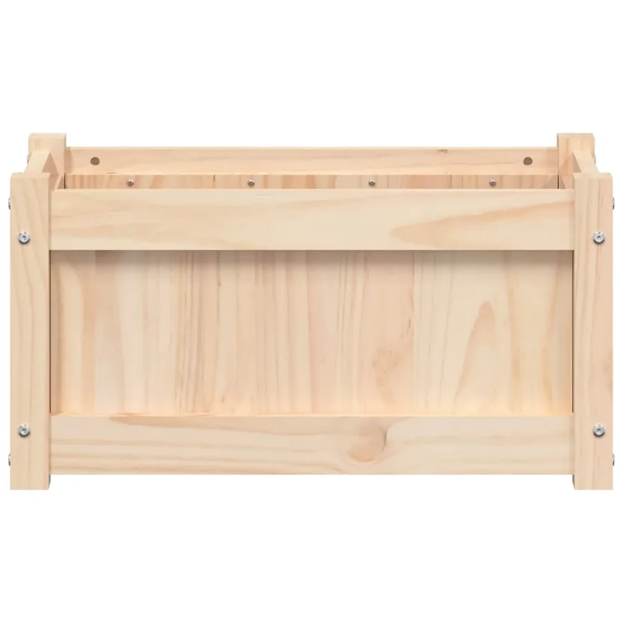Jardinières 2 pcs bois de pin massif - 6