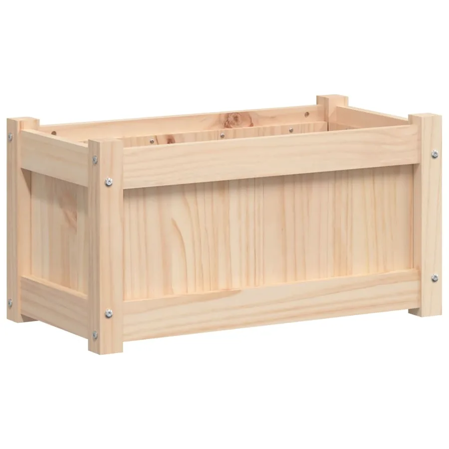 Jardinières 2 pcs bois de pin massif - 8