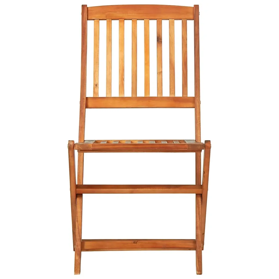 Ensemble à manger de jardin 7 pcs bois massif d'acacia - 13