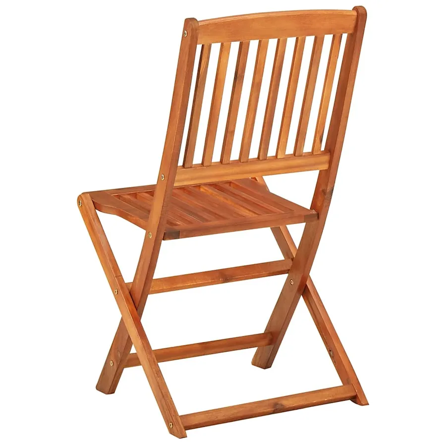 Ensemble à manger de jardin 7 pcs bois massif d'acacia - 5