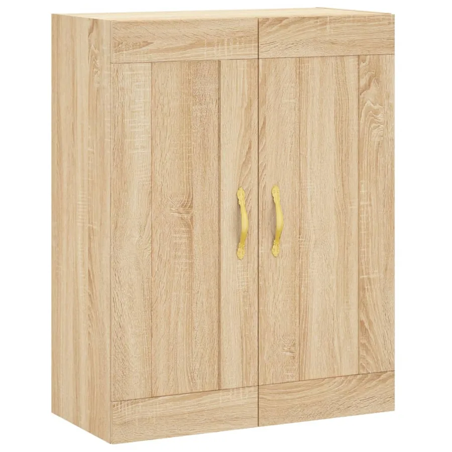 Armoire murale chêne sonoma 69,5x34x90 cm bois d'ingénierie - 2