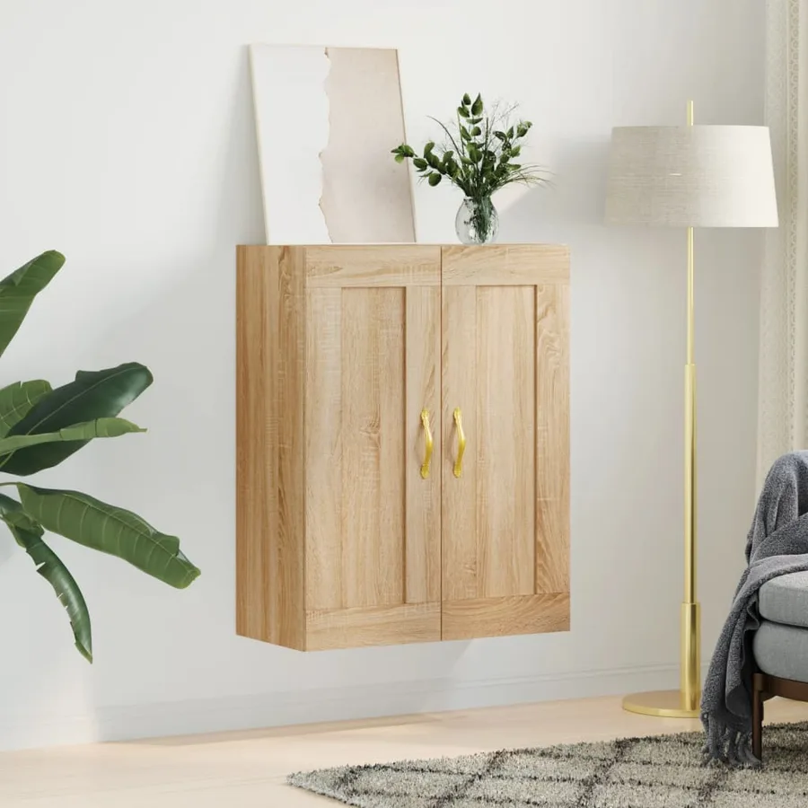 Armoire murale chêne sonoma 69,5x34x90 cm bois d'ingénierie - 3