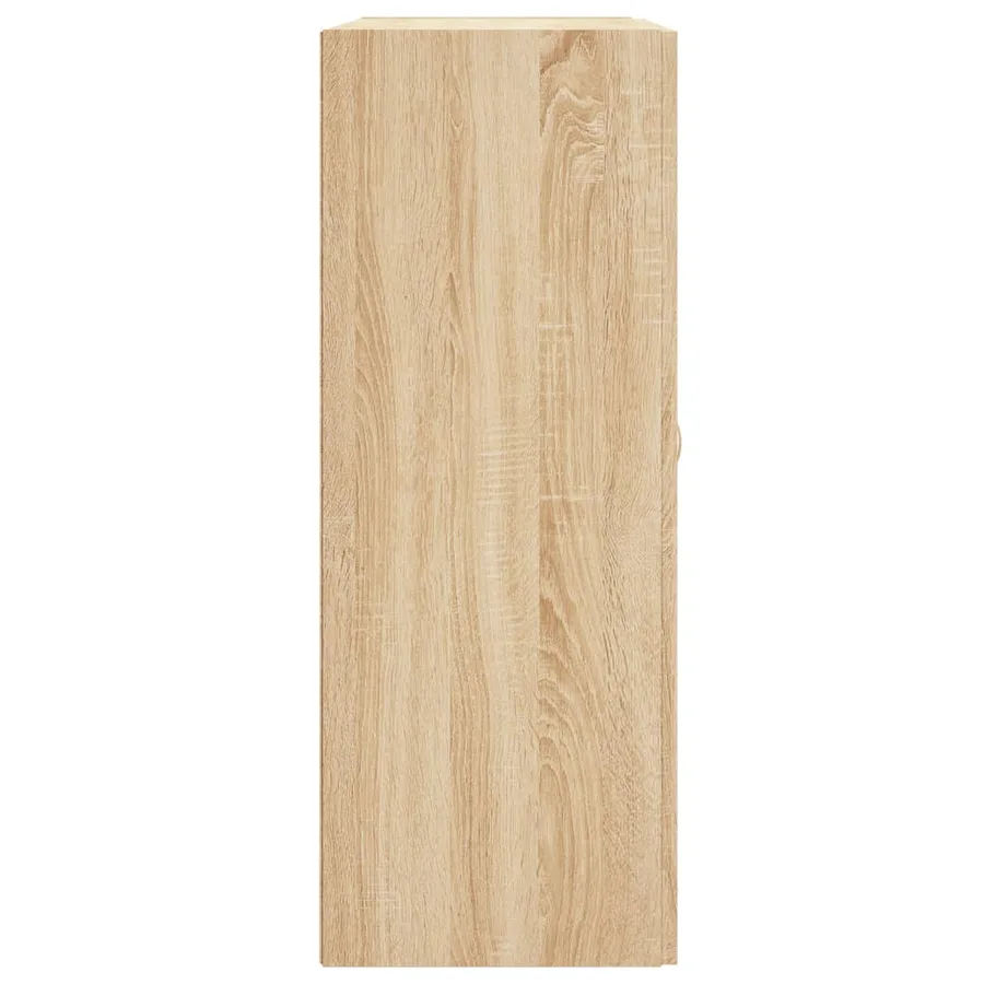 Armoire murale chêne sonoma 69,5x34x90 cm bois d'ingénierie - 8