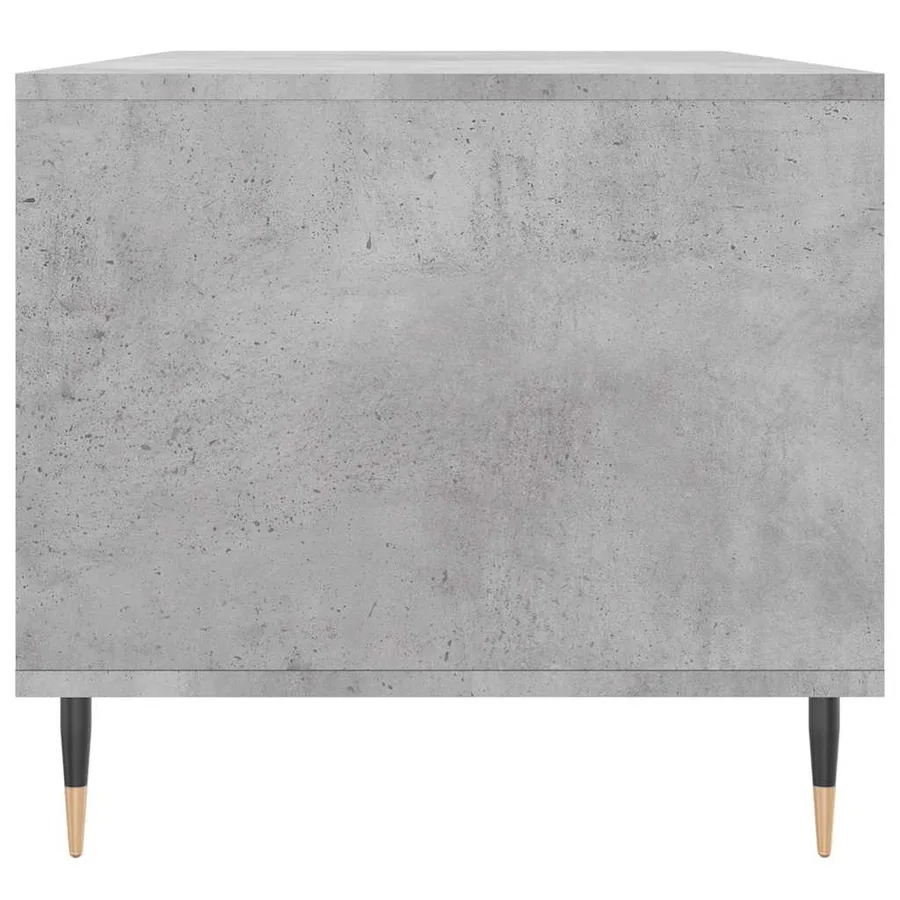 Table basse Gris béton 90x49x45 cm Bois d'ingénierie - 7