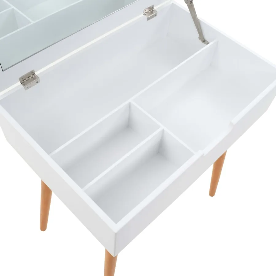 Coiffeuse avec miroir MDF 60 x 40 x 75 cm - 8