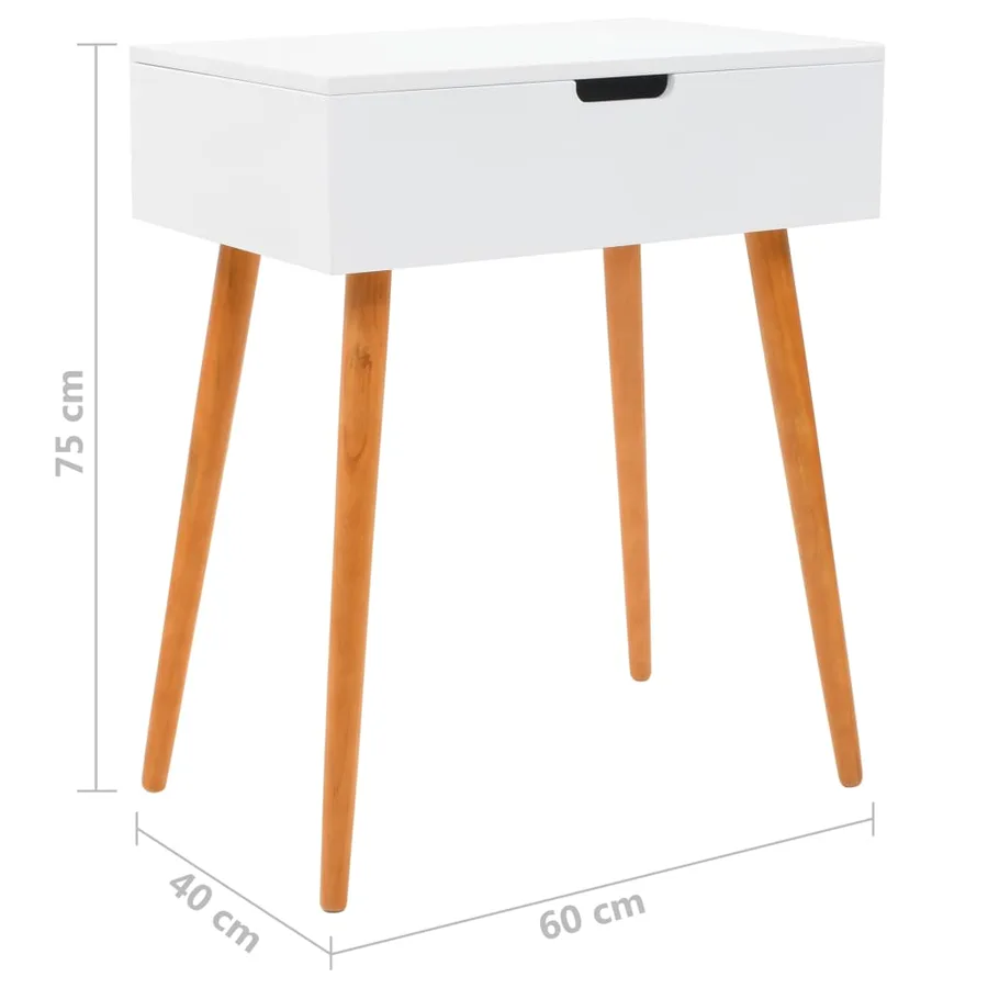 Coiffeuse avec miroir MDF 60 x 40 x 75 cm - 9