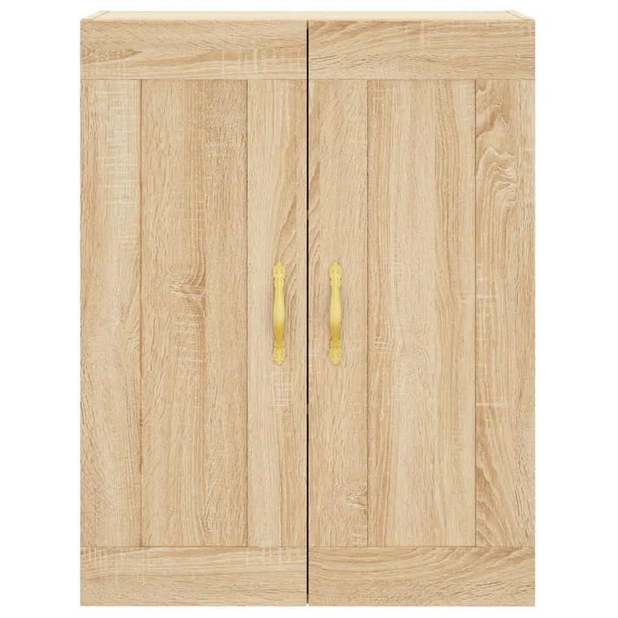 Armoires murales 2 pcs chêne sonoma bois d'ingénierie - 6