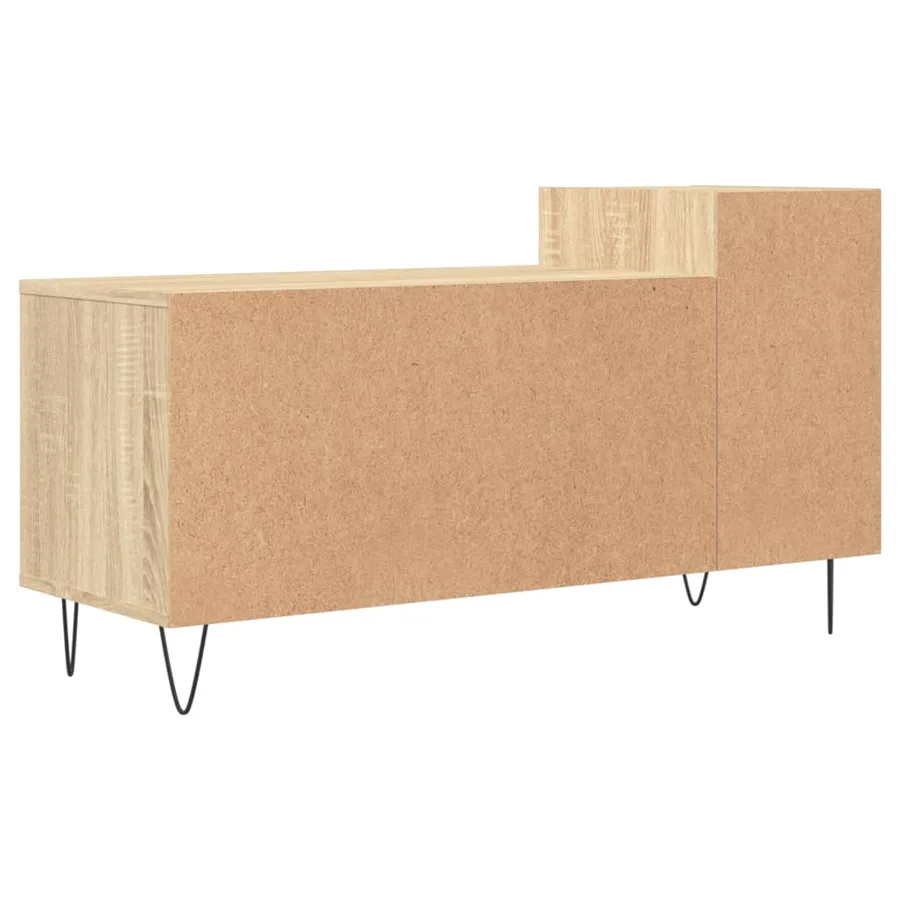 Meuble TV Chêne sonoma 100x35x55 cm Bois d'ingénierie - 8