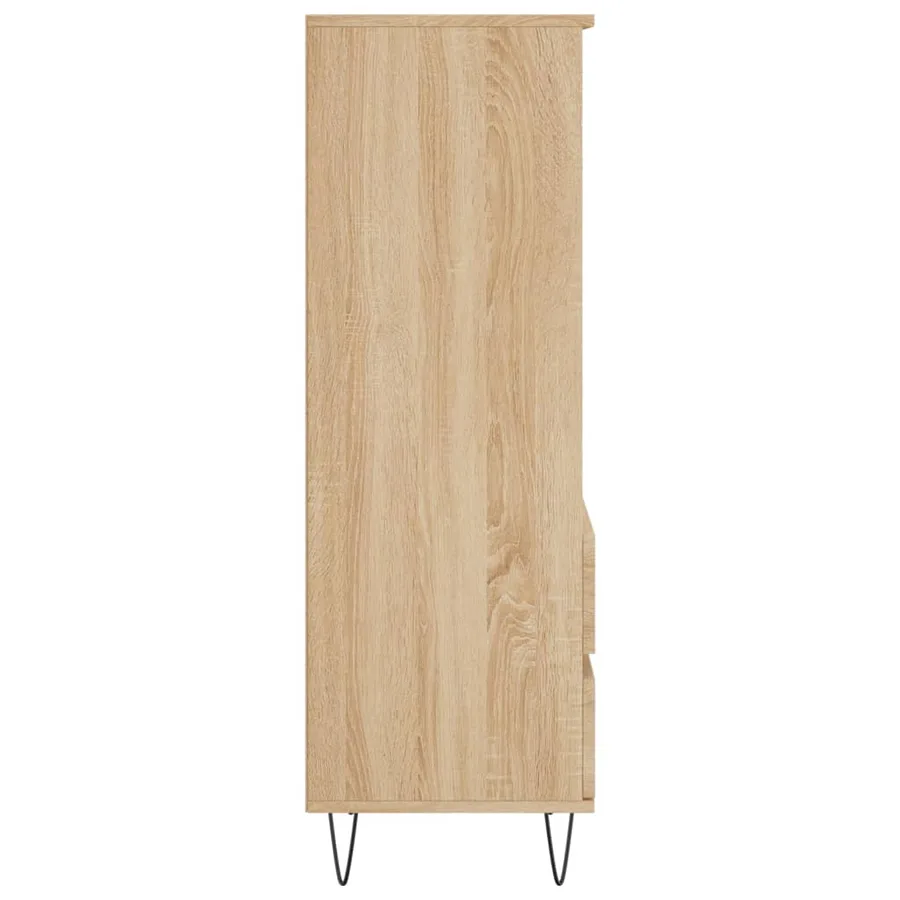 Buffet haut Chêne sonoma 40x36x110 cm Bois d'ingénierie - 7