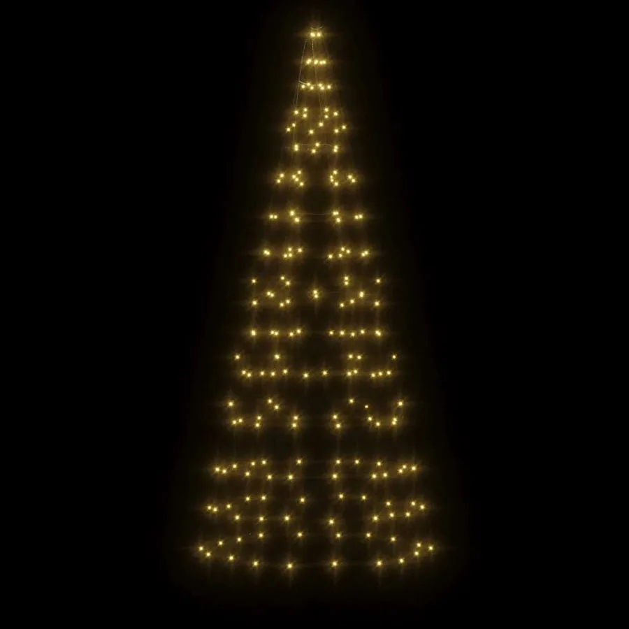 Sapin de Noël à LED 200 LED blanc 180 cm - 3