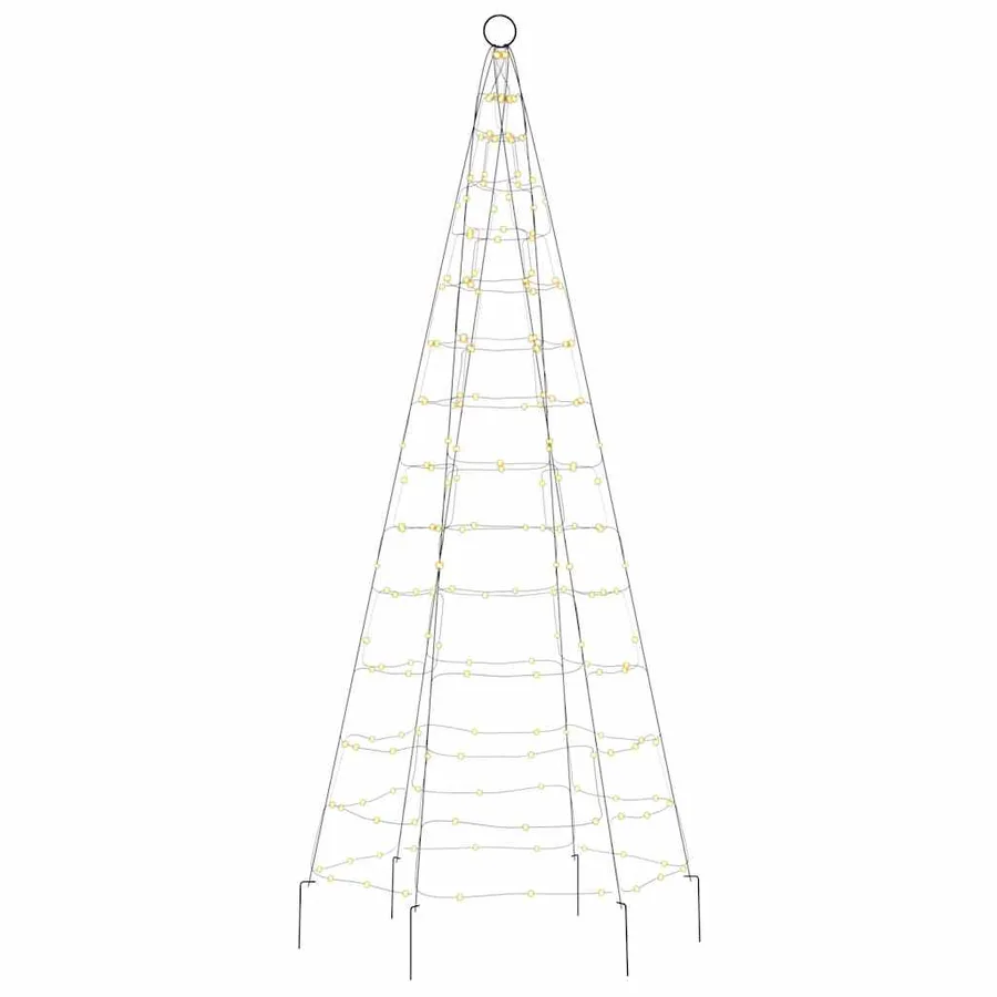Sapin de Noël à LED 200 LED blanc 180 cm - 4