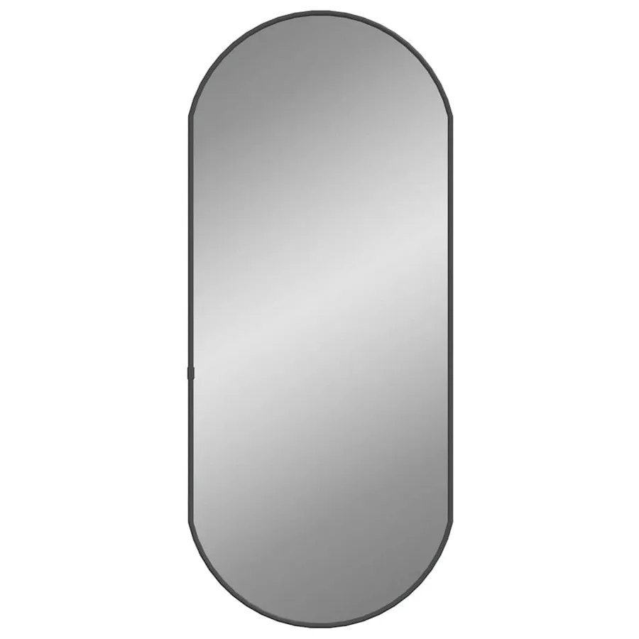 Miroir mural Noir 70x30 cm Ovale - 2