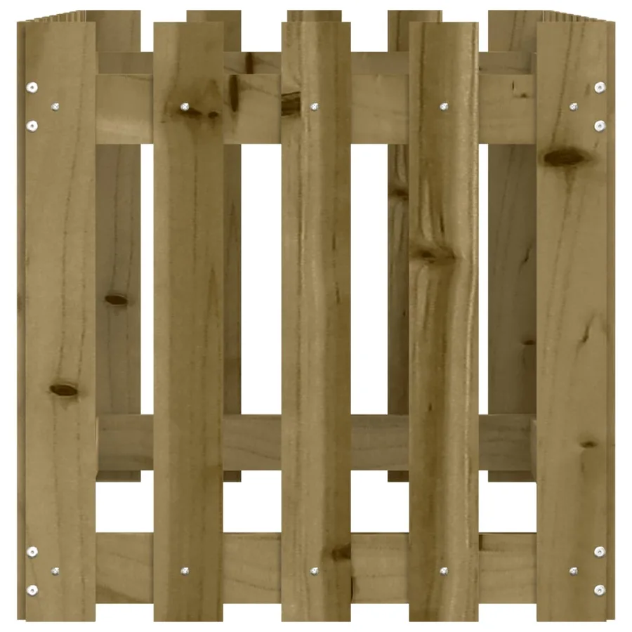 Lit surélevé de jardin design de clôture bois de pin imprégné - 6