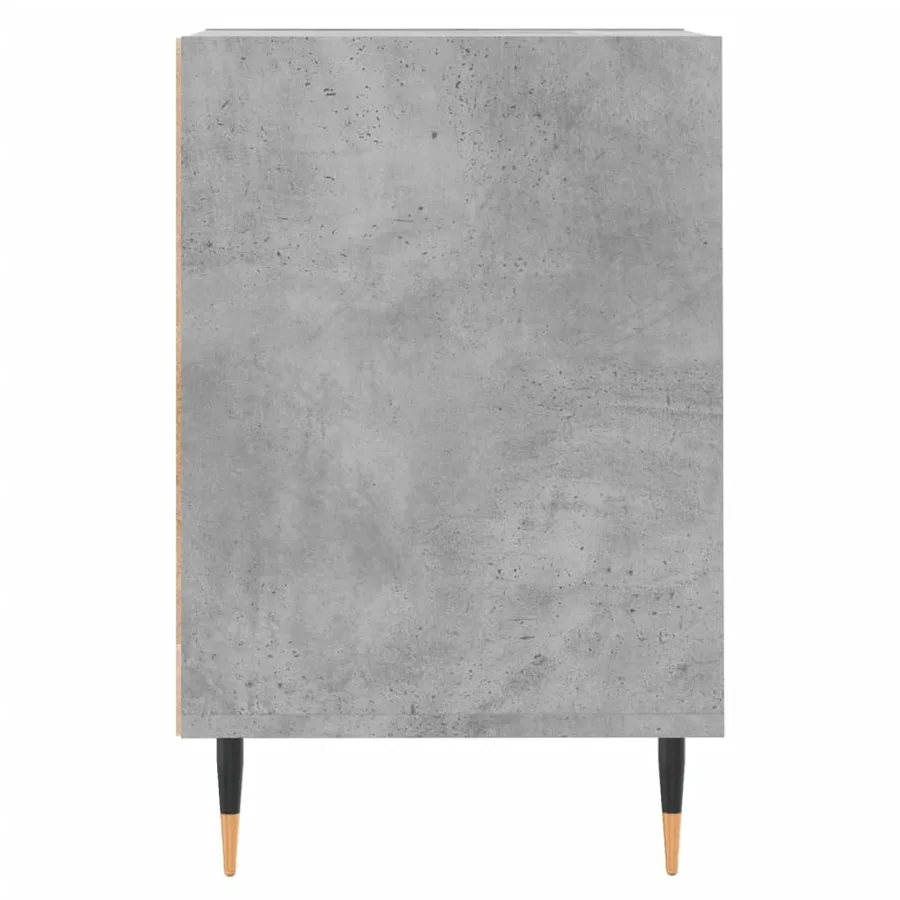 Meuble TV Gris béton 100x35x55 cm Bois d'ingénierie - 7