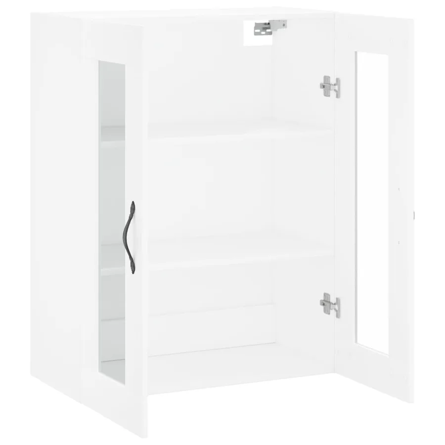 Armoire murale blanc 69,5x34x90 cm bois d'ingénierie - 6
