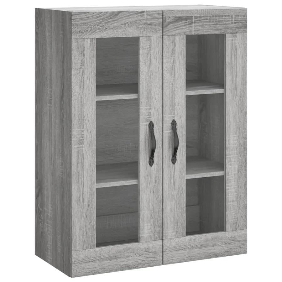 Armoires murales 2 pcs sonoma gris bois d'ingénierie - 5
