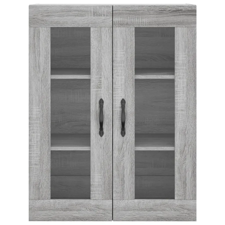 Armoires murales 2 pcs sonoma gris bois d'ingénierie - 6