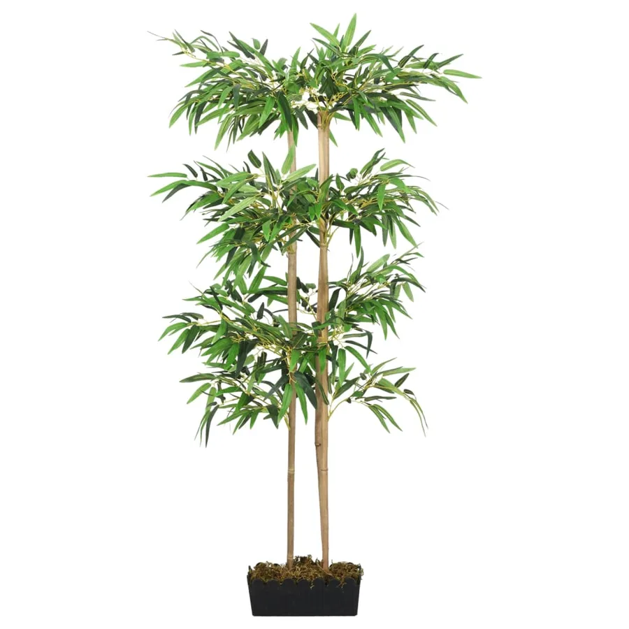 Bambou artificiel 1216 feuilles 180 cm vert - 2