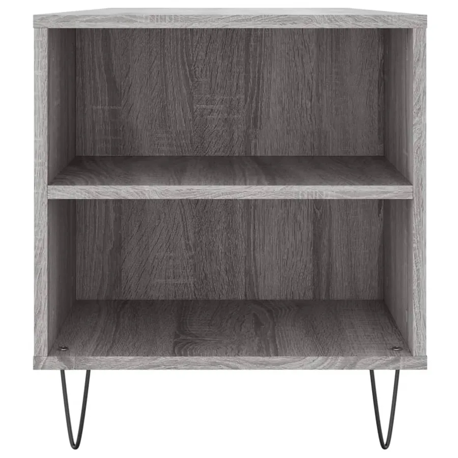 Table basse sonoma gris 102x44,5x50 cm bois d'ingénierie - 7