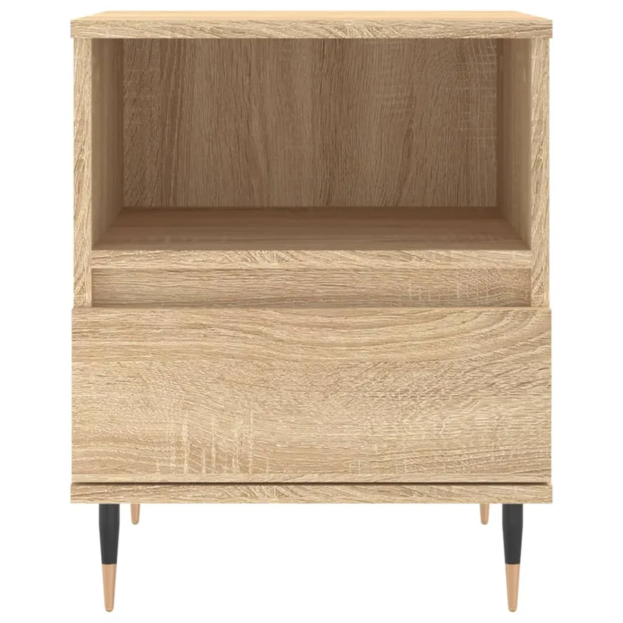 Tables de chevet 2 pcs chêne sonoma 40x35x50 cm bois ingénierie - 7