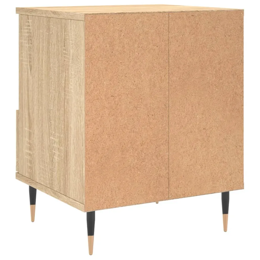 Tables de chevet 2 pcs chêne sonoma 40x35x50 cm bois ingénierie - 9