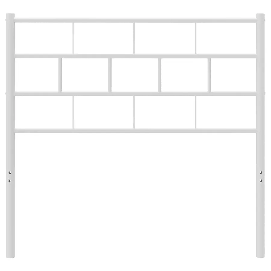 Tête de lit de remplacement métal blanc 100 cm - 3