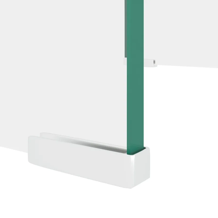 Meuble TV/pour moniteur 40x25x11 cm verre transparent - 5