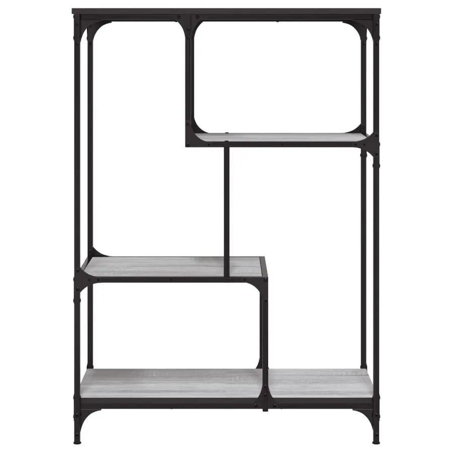 Bibliothèque sonoma gris 81x36x115cm bois d'ingénierie et acier - 3