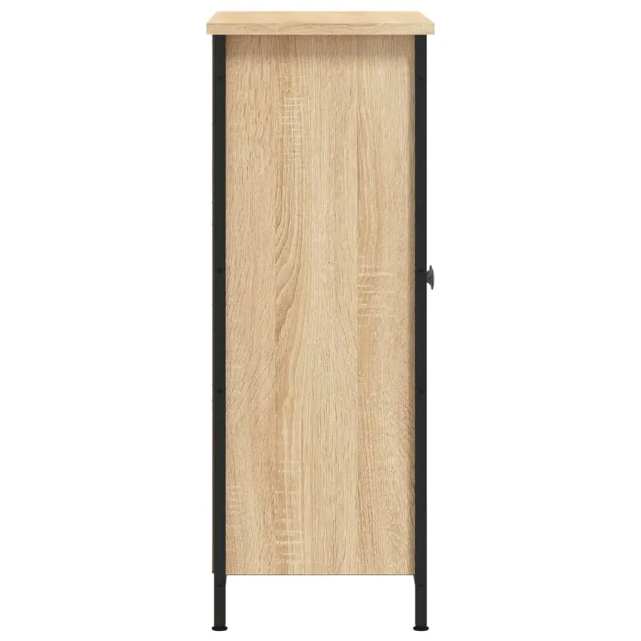 Buffet chêne sonoma 70x30x80 cm bois d'ingénierie - 7