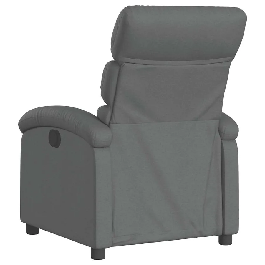 Fauteuil inclinable Gris foncé Tissu - 6