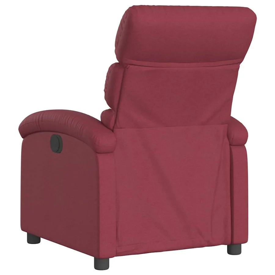 Fauteuil inclinable Rouge bordeaux Tissu - 5