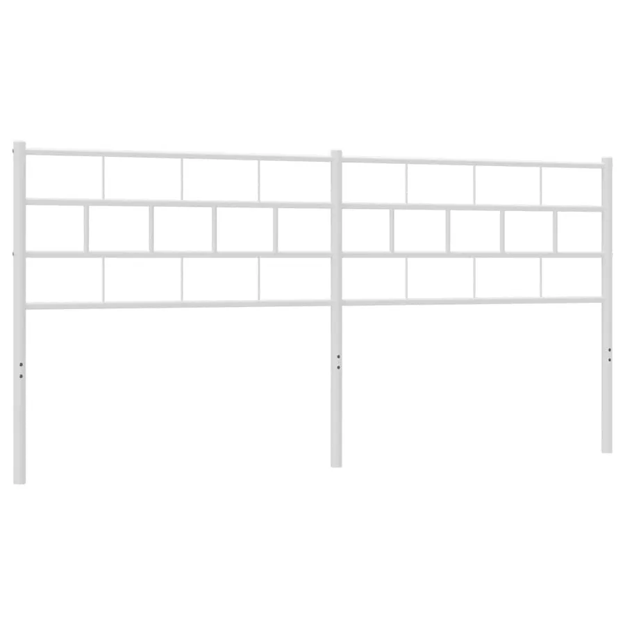 Tête de lit de remplacement métal blanc 200 cm - 2