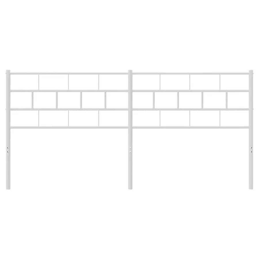 Tête de lit de remplacement métal blanc 200 cm - 3
