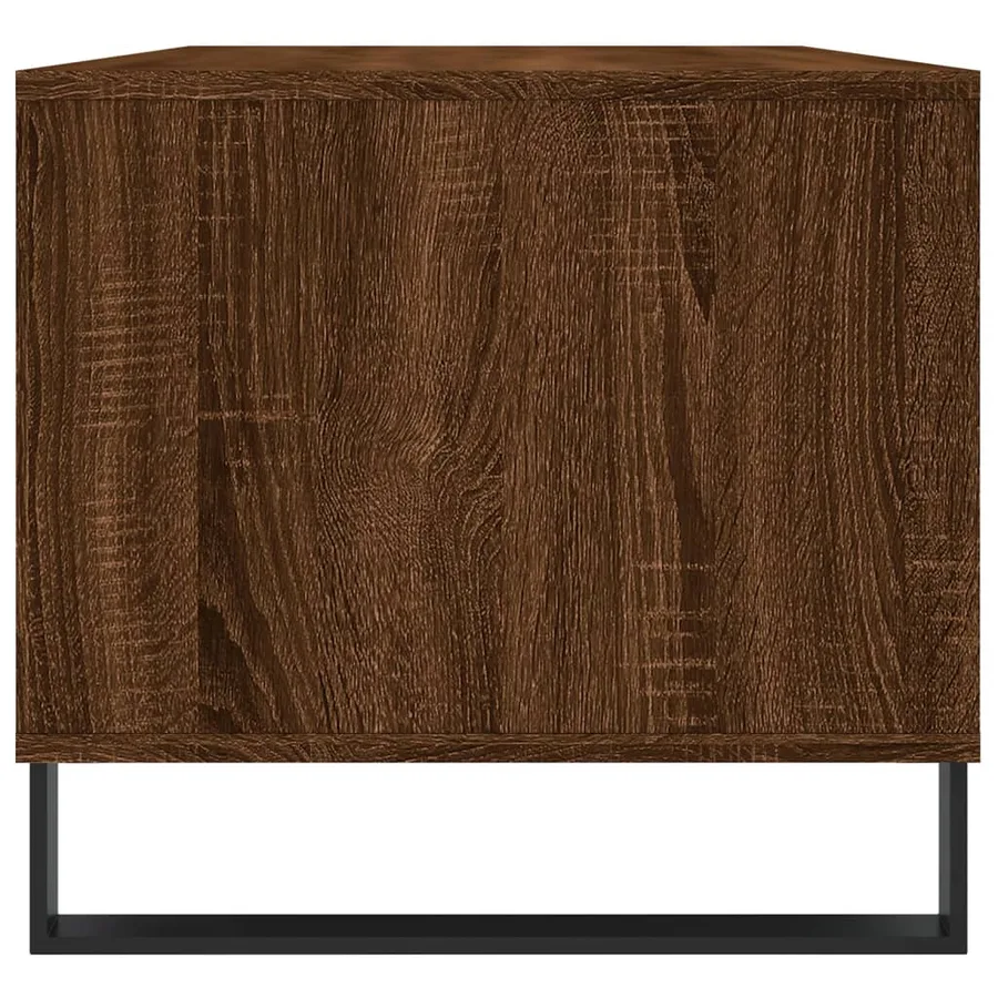 Table basse Chêne marron 90x49x45 cm Bois d'ingénierie - 7
