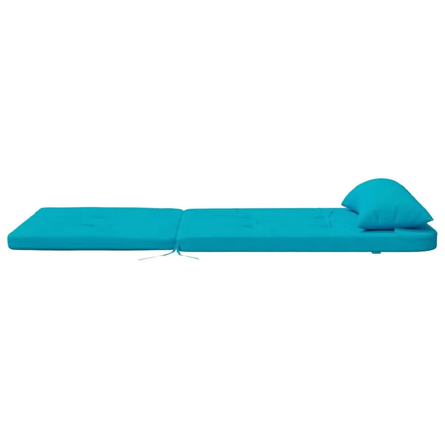 Coussins de chaise Uni 2 pcs Turquoise 58 x 77 x 4,5 cm - 7