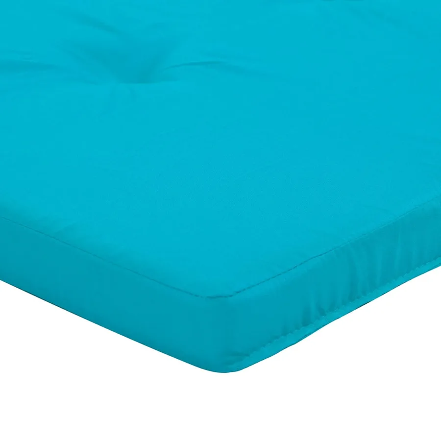 Coussins de chaise Uni 2 pcs Turquoise 58 x 77 x 4,5 cm - 9