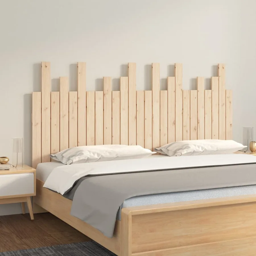 Tête de lit murale 159,5x3x80 cm Bois massif de pin