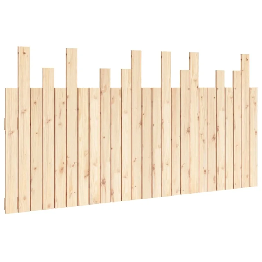 Tête de lit murale 159,5x3x80 cm Bois massif de pin - 2