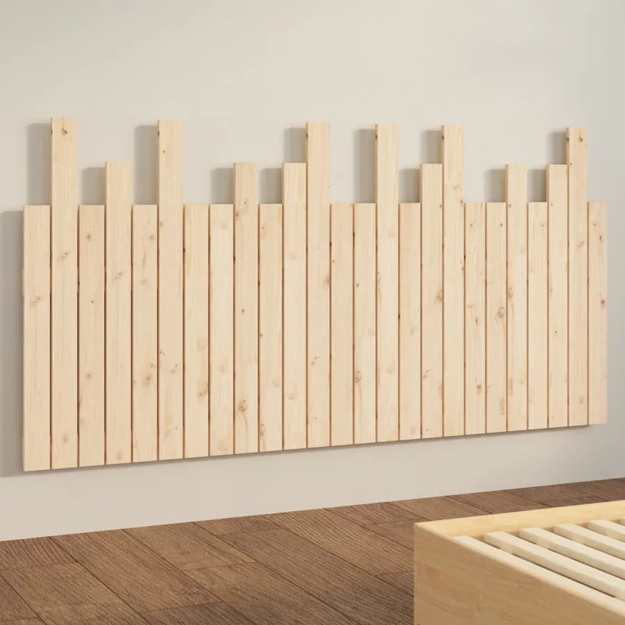 Tête de lit murale 159,5x3x80 cm Bois massif de pin - 4