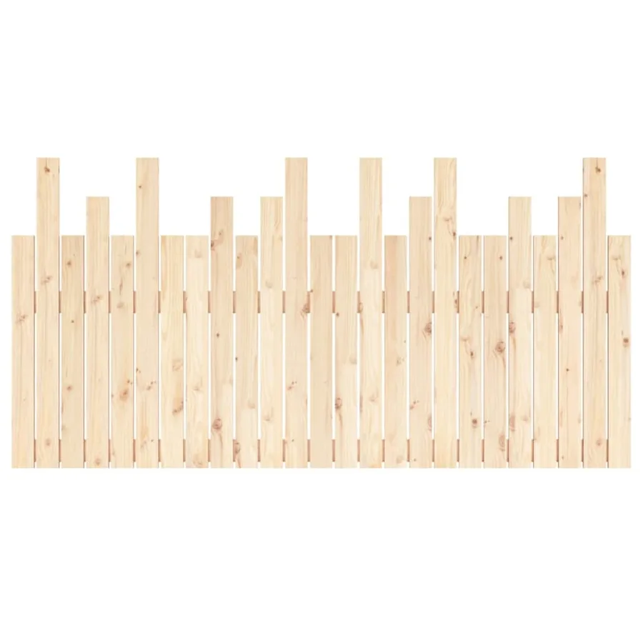 Tête de lit murale 159,5x3x80 cm Bois massif de pin - 5