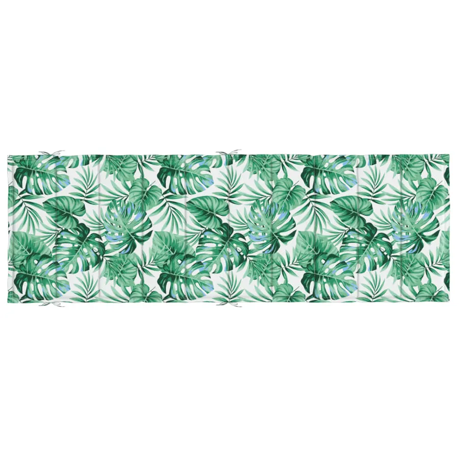 Coussin de chaise longue motif de feuilles tissu oxford - 5