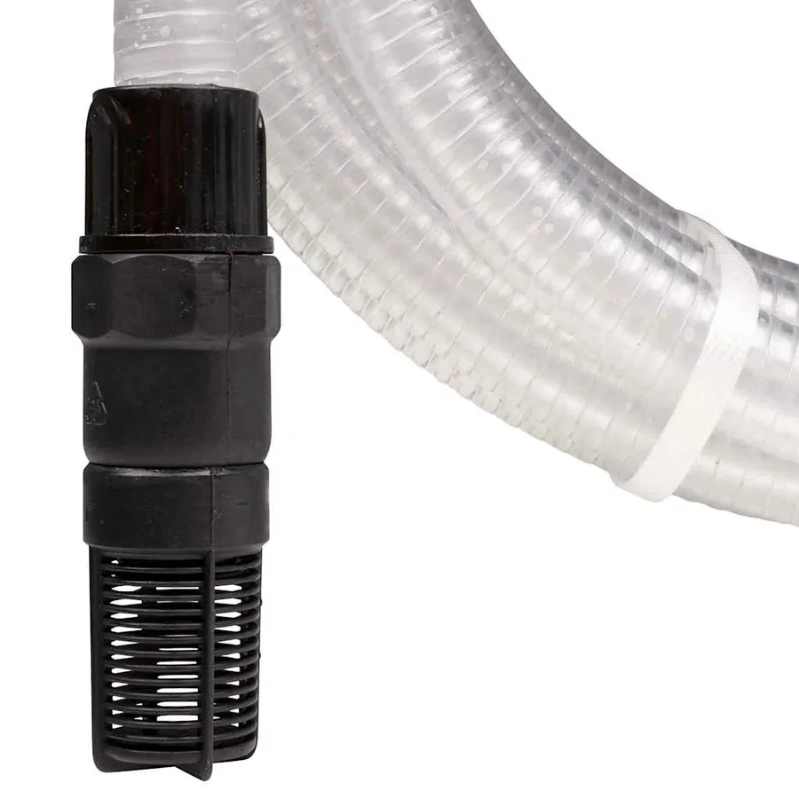 Tuyau d'aspiration avec raccords en PVC transparent 1" 10 m PVC - 7
